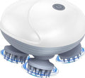 Electric Scalp & Body Massager with 4 Rotating Massage Heads | One-Button Control | Rechargeable Deep Tissue Massager